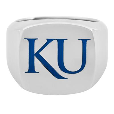KU Signet Ring in Cobalt Chrome