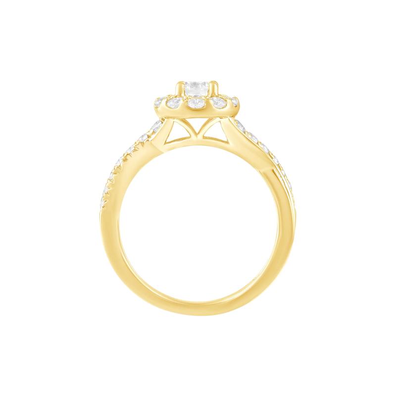 Diamond Engagement Ring in 14K Yellow Gold &#40;1 ct. tw.&#41; – Image 2 of 3
