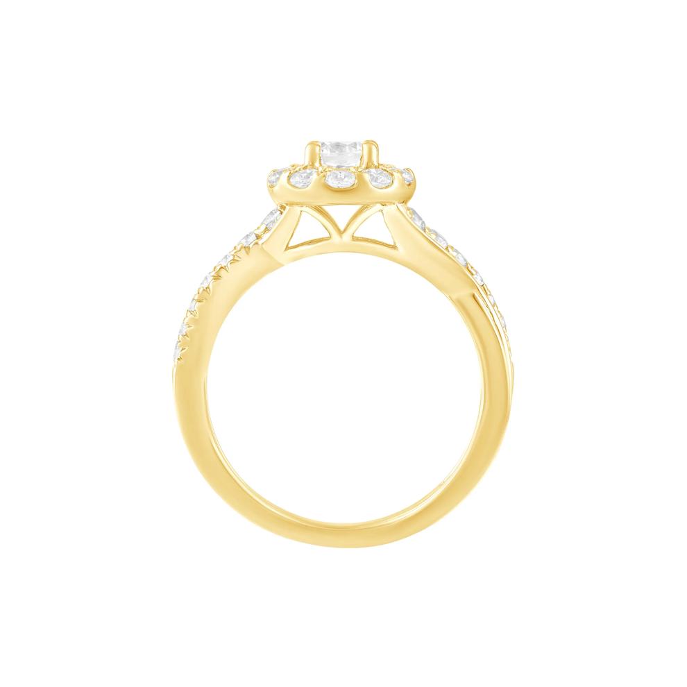 Diamond Engagement Ring in 14K Yellow Gold (1 ct. tw.) – Image 2 of 3