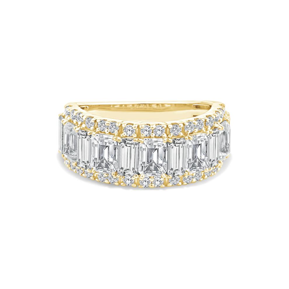 Lab Grown Diamond Band in 10K Yellow Gold (3 1/2 ct. tw.) – Image 1 of 4