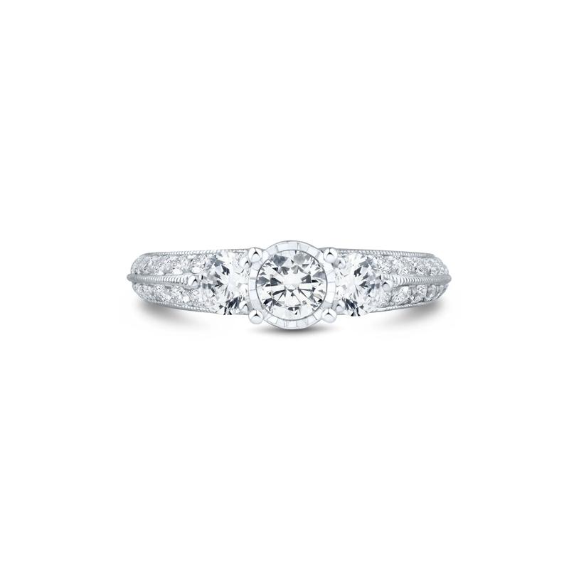 Diamond Engagement Ring in 14K White Gold (1 1/2 ct. tw.) – Image 1 of 3