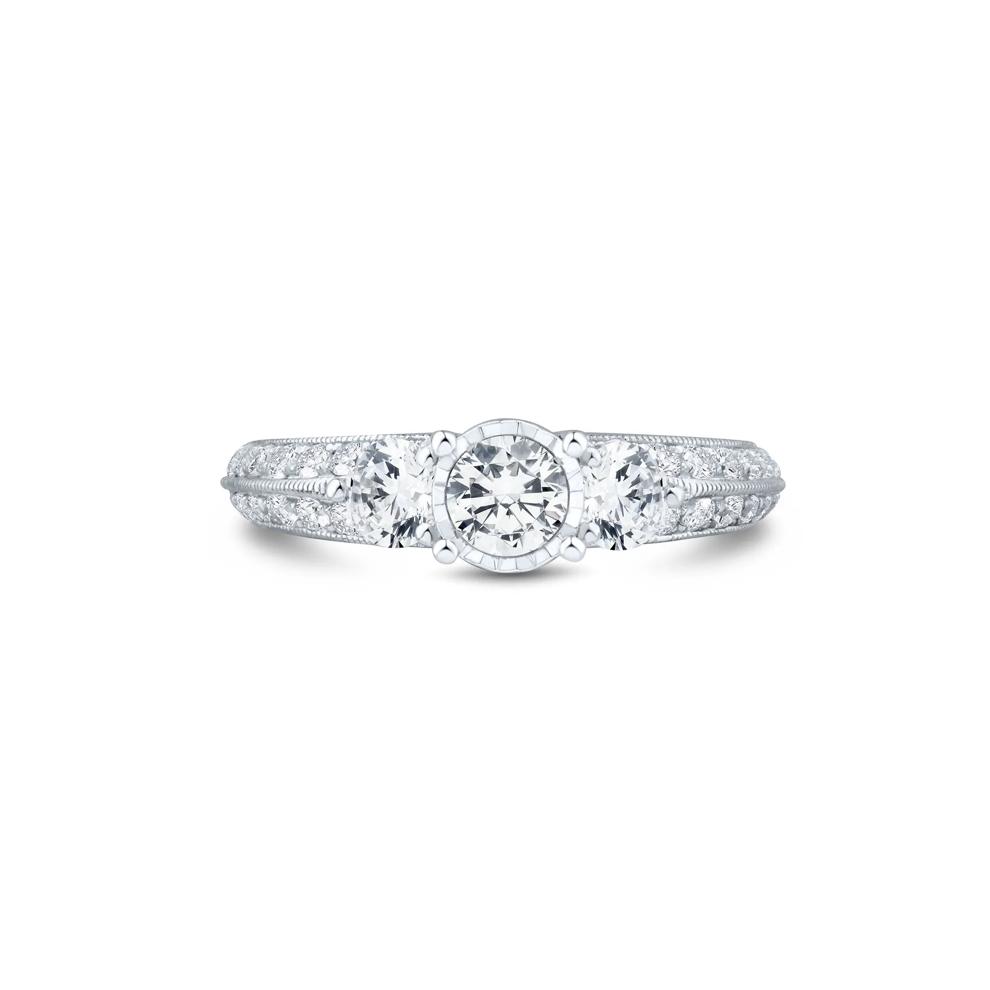 Diamond Engagement Ring in 14K White Gold (1 1/2 ct. tw.) – Image 1 of 3