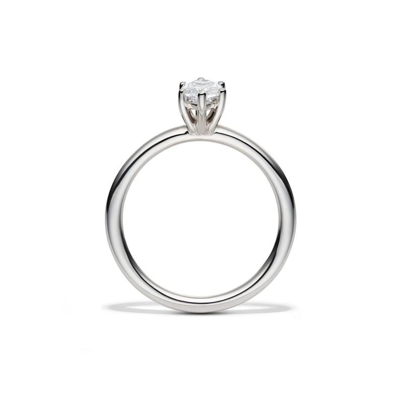 Lab Grown Diamond Marquise Solitaire Engagement Ring in 14k White Gold (3/4 ct.) – Image 2 of 4