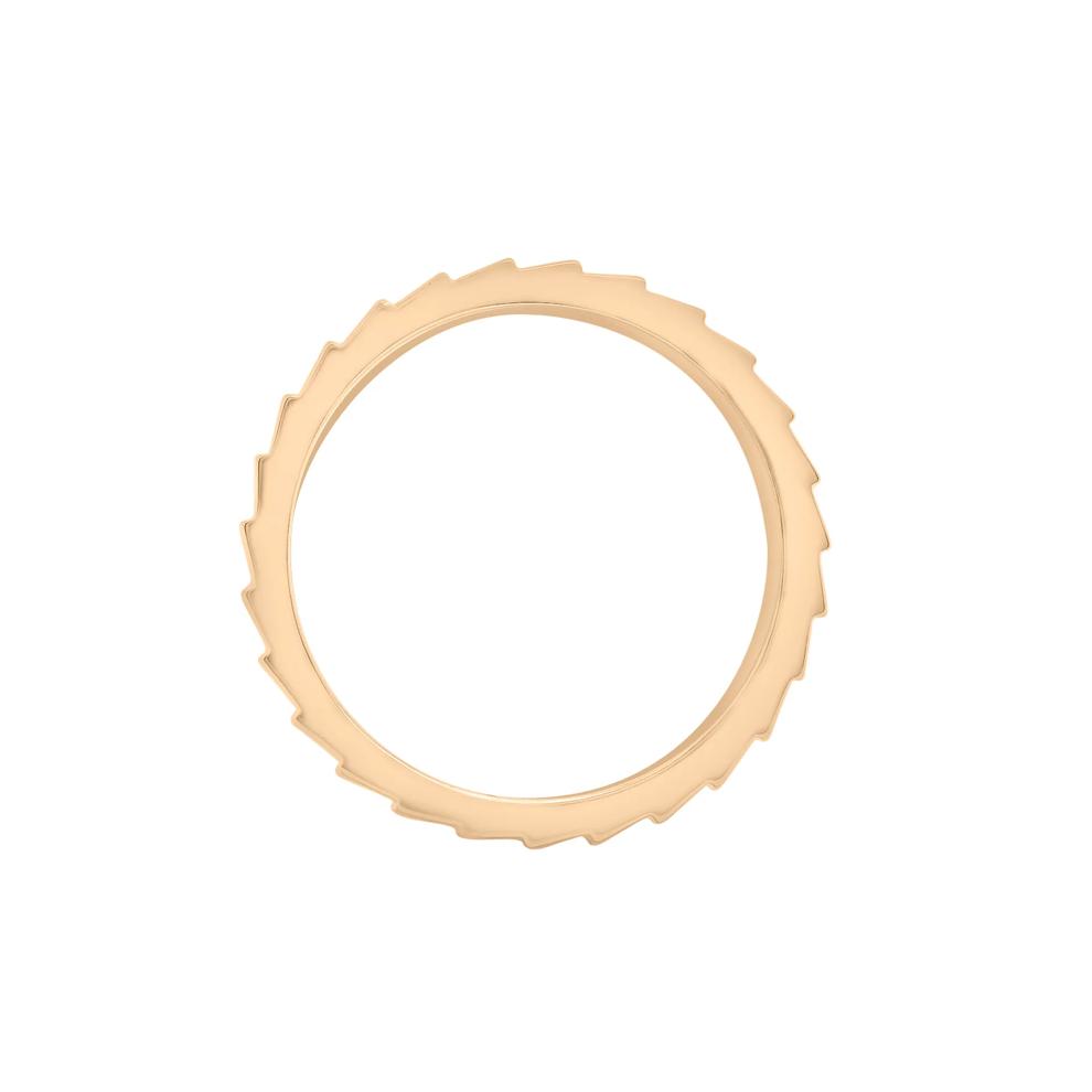 Ribbed Ring in Vermeil – Image 2 of 7