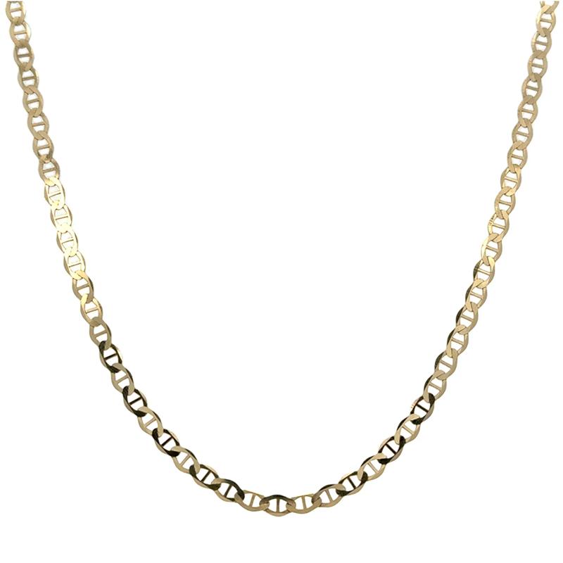 Mariner Chain Necklace in 14K Yellow Gold, 3.2MM, 18&quot; – Image 1 of 2