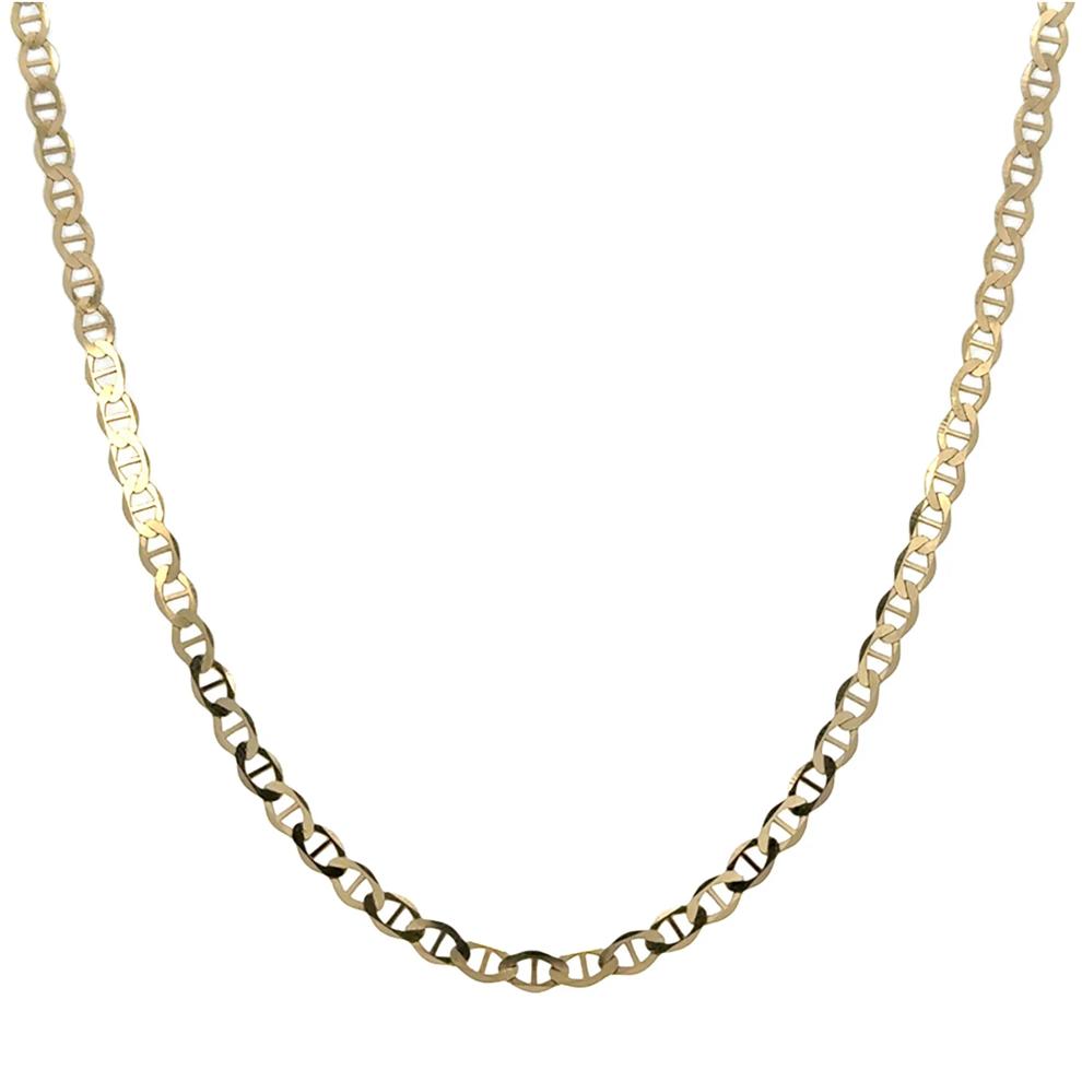 Mariner Chain Necklace in 14K Yellow Gold, 3.2MM, 18" – Image 1 of 2
