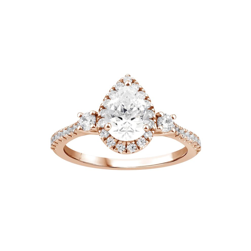 Lab Grown Diamond Engagement Ring in 10K White Gold (1 1/5 ct. tw.) – Image 1 of 3