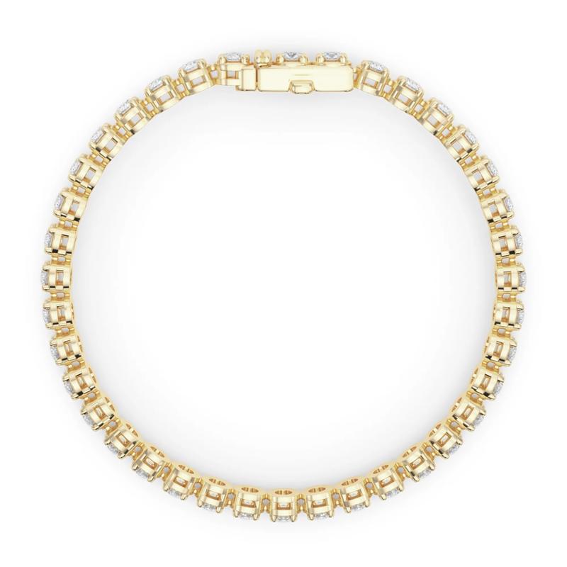 Lab Grown Diamond Tennis Bracelet in 14K Yellow Gold &#40;8 5/8 ct. tw.&#41; – Image 2 of 4