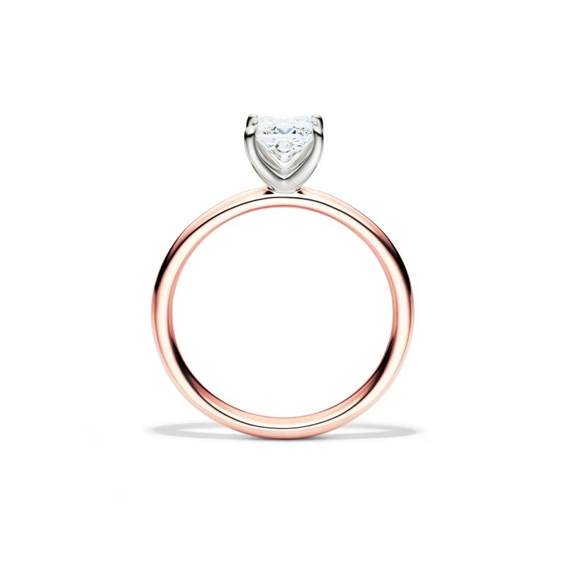 Diamond Princess-Cut Solitaire Engagement Ring in 14K Rose Gold (3/4 ct.) – Image 2 of 5