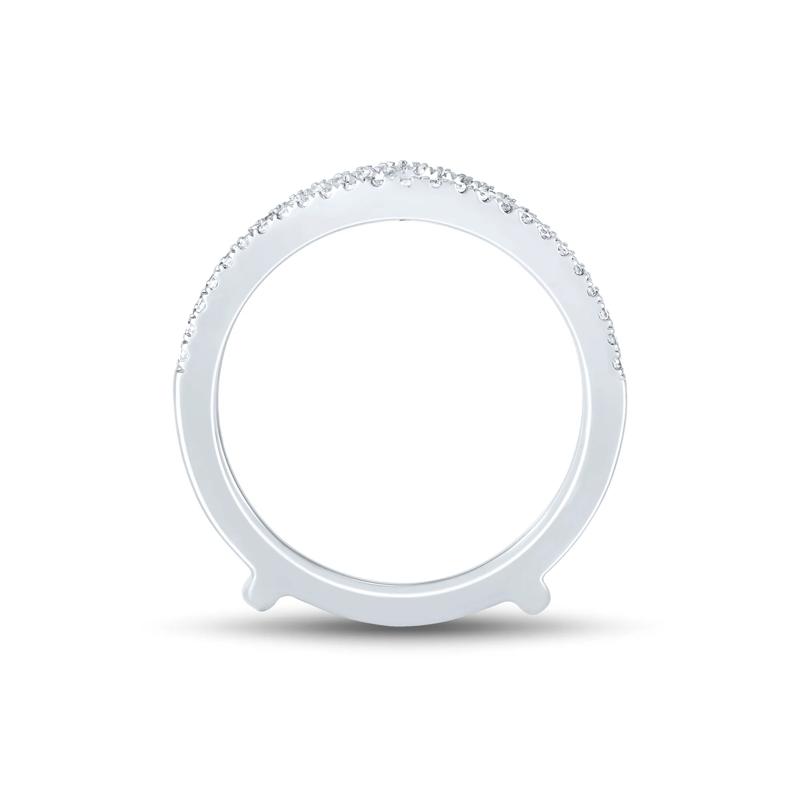 Diamond Chevron Contour Ring Insert in 14K White Gold &#40;1/3 ct. tw.&#41; – Image 2 of 3