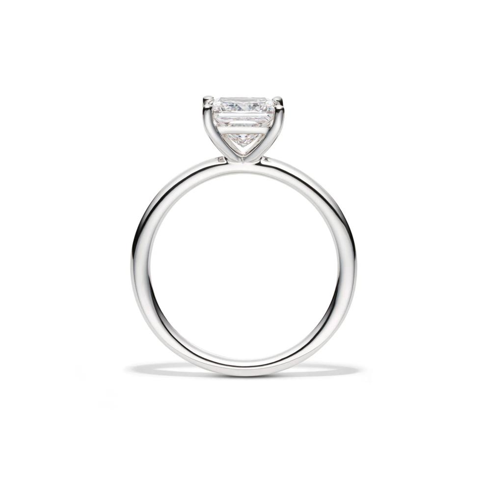 Lab Grown Diamond Princess-Cut Solitaire Engagement Ring in Platinum (1 1/2 ct.) – Image 2 of 4