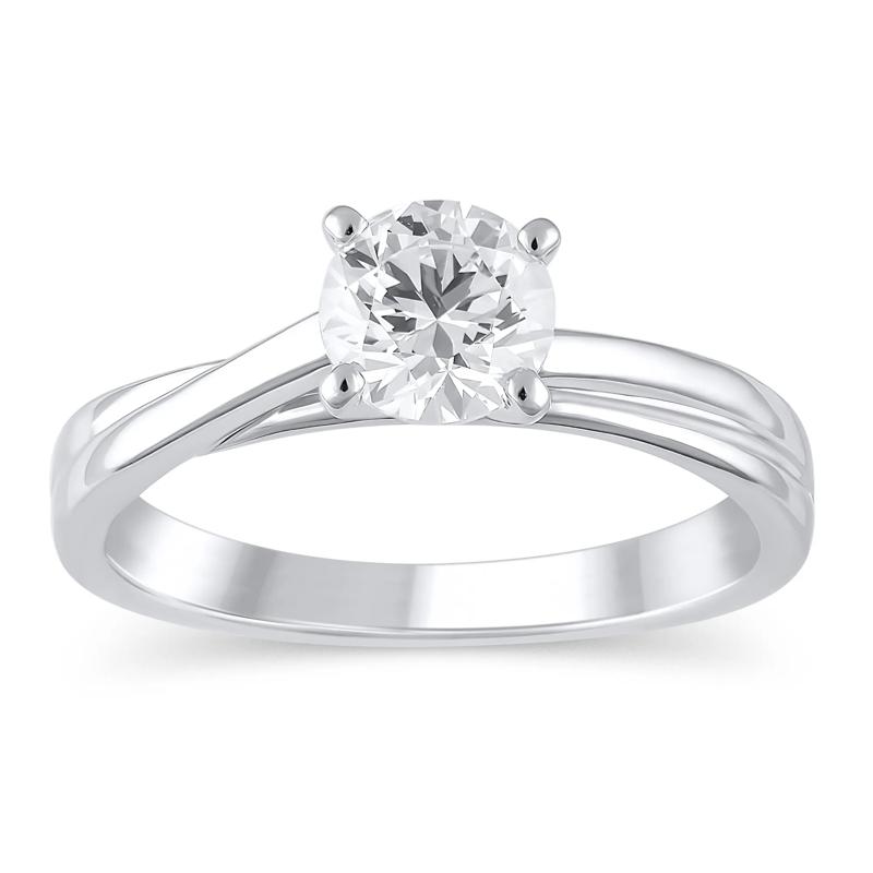 Twist Semi-Mount Engagement Ring in 14K Gold &#40;Setting Only&#41; – Image 1 of 6