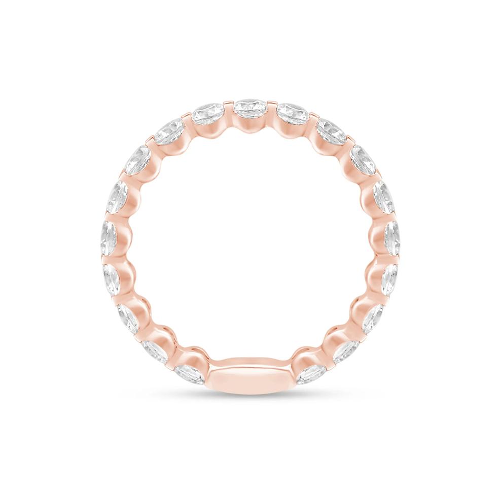 Round-Cut Sizeable Diamond Eternity Band in 14K Rose Gold (2 ct. tw.) – Image 2 of 3