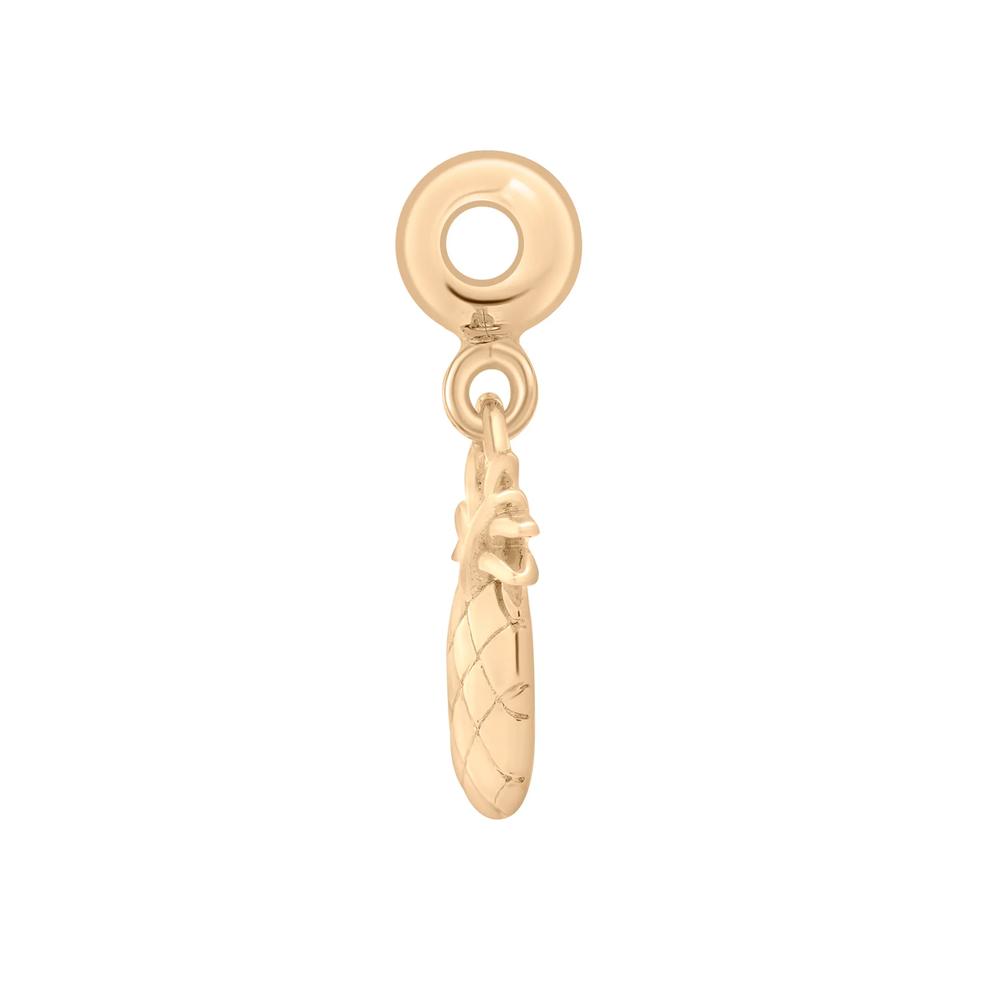 Pineapple Bead Charm in Vermeil – Image 2 of 3