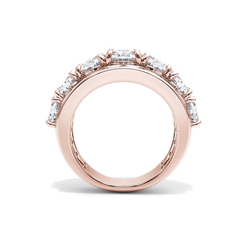 Lab Grown Diamond Multi-Row Anniversary Band in 14K Rose Gold &#40;6 ct. tw.&#41; – Image 2 of 4