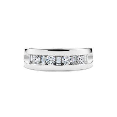 Men's 1 ct. tw. Diamond Band in 10K White Gold