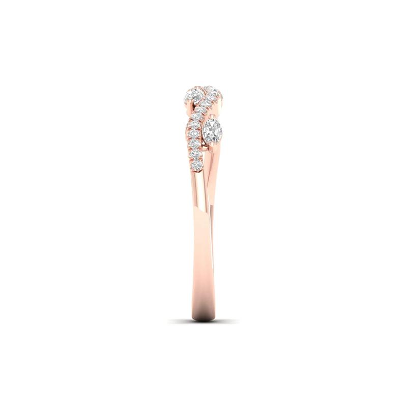Diamond Vine Anniversary Band in 14K Rose Gold &#40;1/4 ct. tw.&#41;  – Image 2 of 4