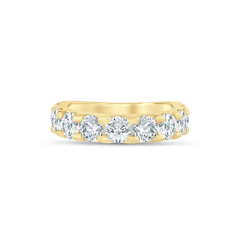 Lab Grown Diamond Wedding Band in 14K Yellow Gold &#40;3 ct. tw.&#41; – Image 1 of 3