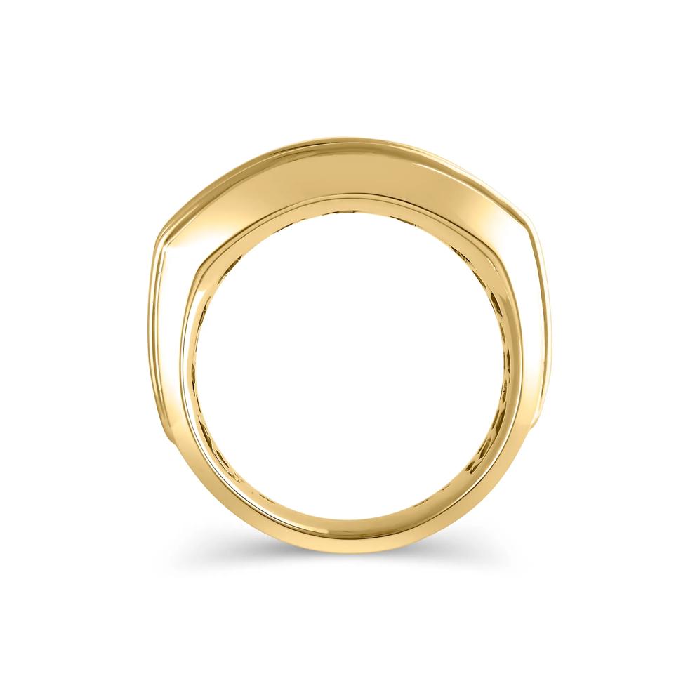 Men&rsquo;s Lab Grown Diamond Wedding Band in 10K Yellow Gold (2 ct. tw.)  – Image 2 of 3