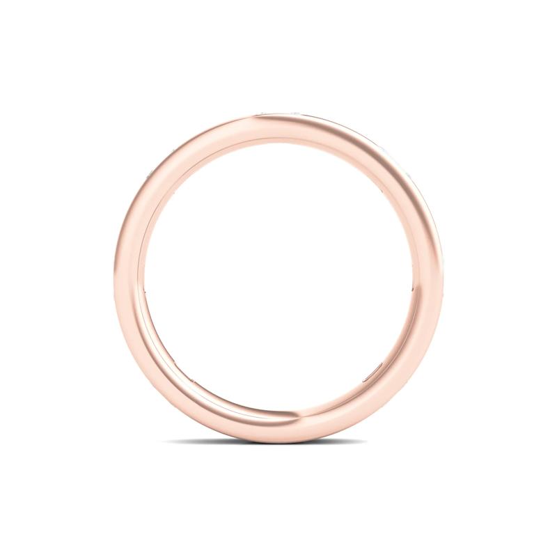 Emerald-Cut Lab Grown Diamond Band in 14K Rose Gold &#40;1 ct. tw.&#41; – Image 2 of 3