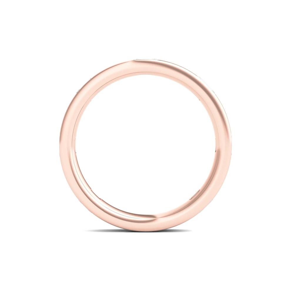 Emerald-Cut Lab Grown Diamond Band in 14K Rose Gold (1 ct. tw.) – Image 2 of 3
