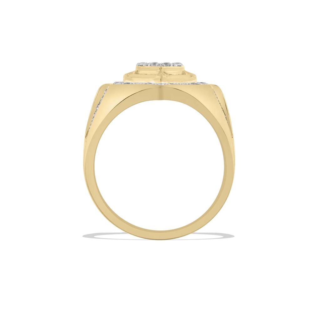 Men's Diamond Ring in 10K Yellow Gold (1/2 ct. tw.) – Image 2 of 4