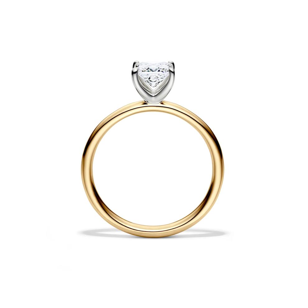 Diamond Princess-Cut Solitaire Engagement Ring in 14K Yellow Gold (3/4 ct.) – Image 2 of 5