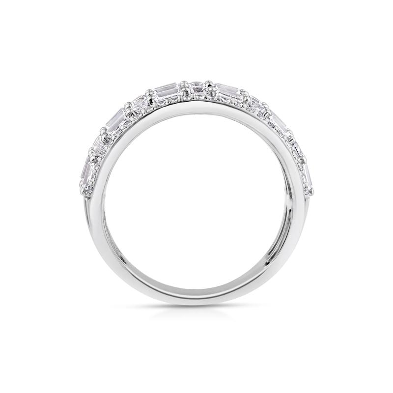 Lab Grown Diamond Five-Row Band in 10K White Gold &#40;2 ct. tw.&#41; – Image 2 of 3