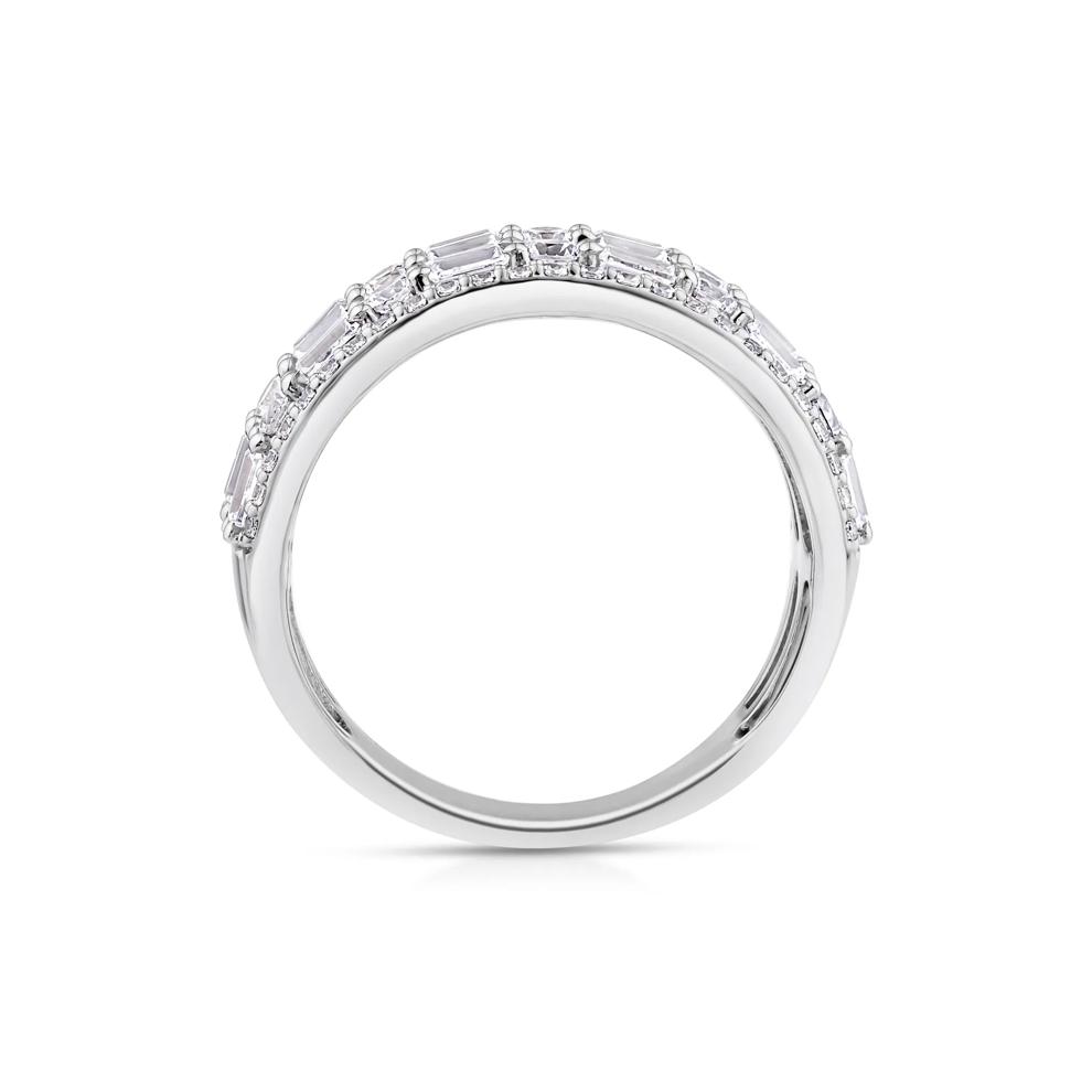 Lab Grown Diamond Five-Row Band in 10K White Gold (2 ct. tw.) – Image 2 of 3