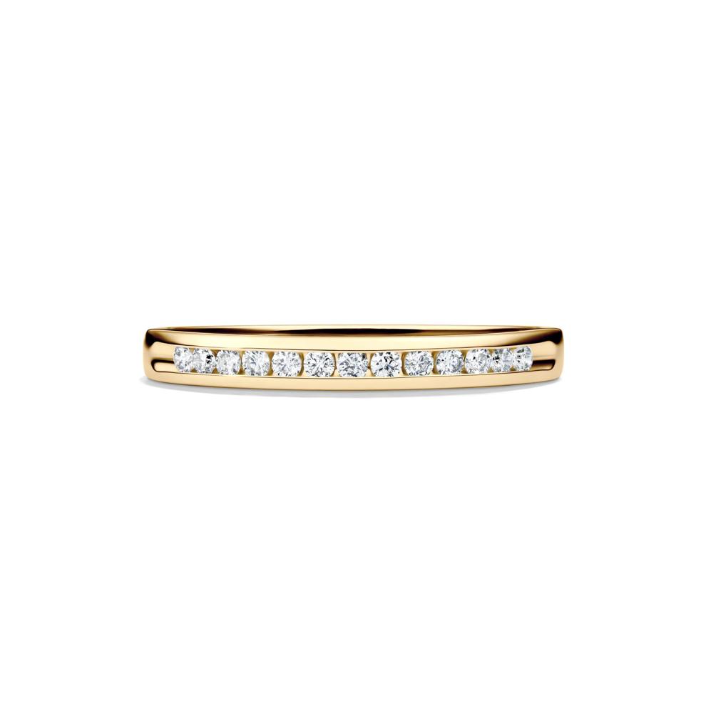 1/7 ct. tw. Diamond Wedding Band in 14K Yellow Gold – Image 1 of 4