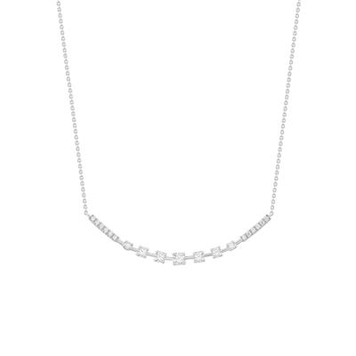 Diamond Necklace in 10K White Gold (1/2 ct. tw.)
