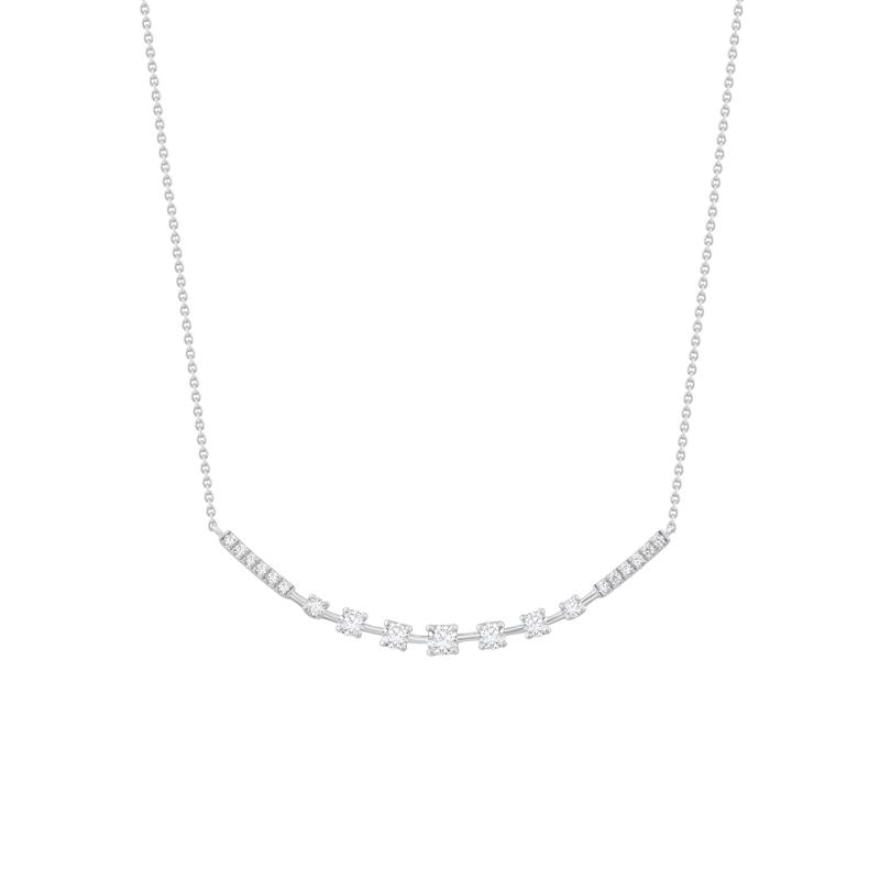 Diamond Necklace in 10K White Gold (1/2 ct. tw.) – Image 1 of 3