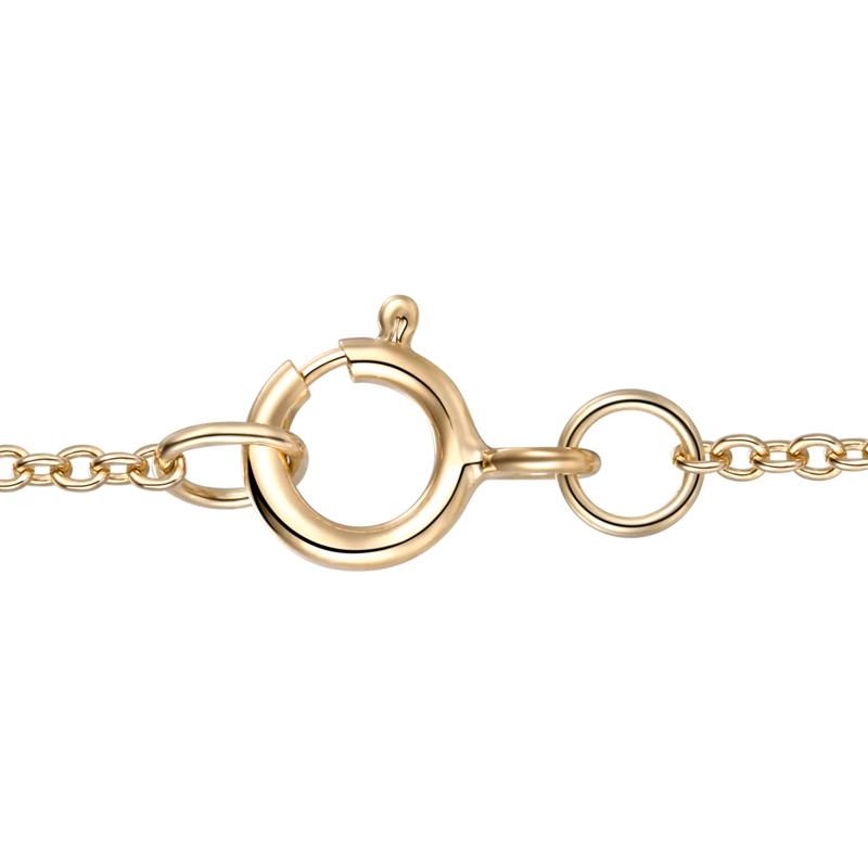 Freshwater Cultured Pearl and Diamond Halo Necklace in 10K Yellow Gold &#40;1/5 ct. tw.&#41; – Image 3 of 3