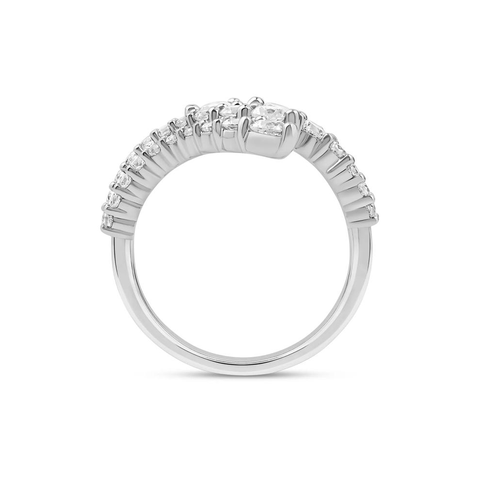 Lab Grown Diamond Ring in 10K White Gold (1 1/4 ct. tw.) – Image 2 of 3