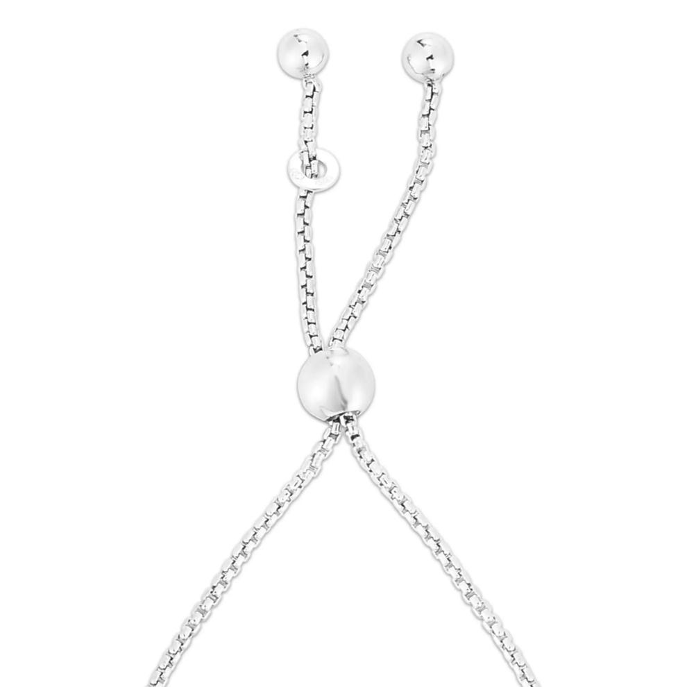 Heart and Bead Bolo Bracelet in Sterling Silver – Image 3 of 3