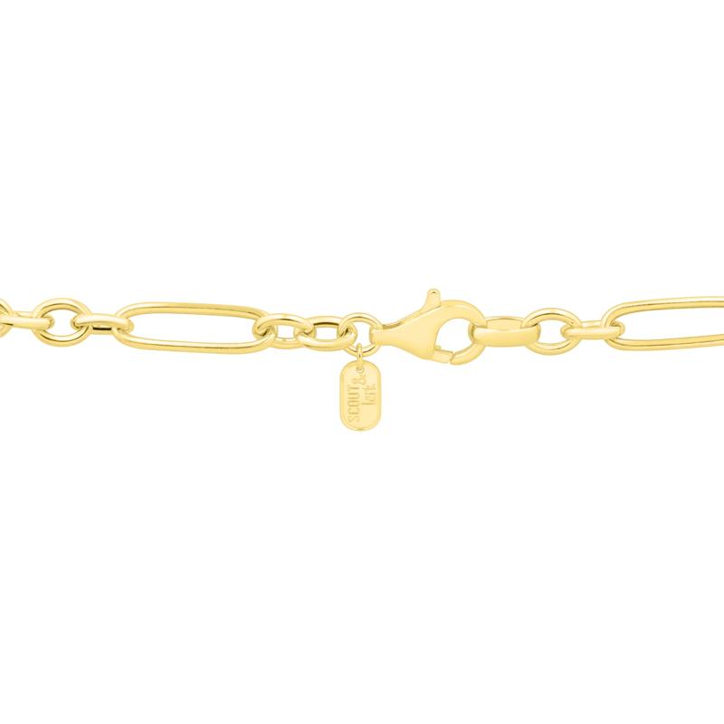 Anchor Link Chain in Vermeil, 5MM, 18&quot; – Image 2 of 2
