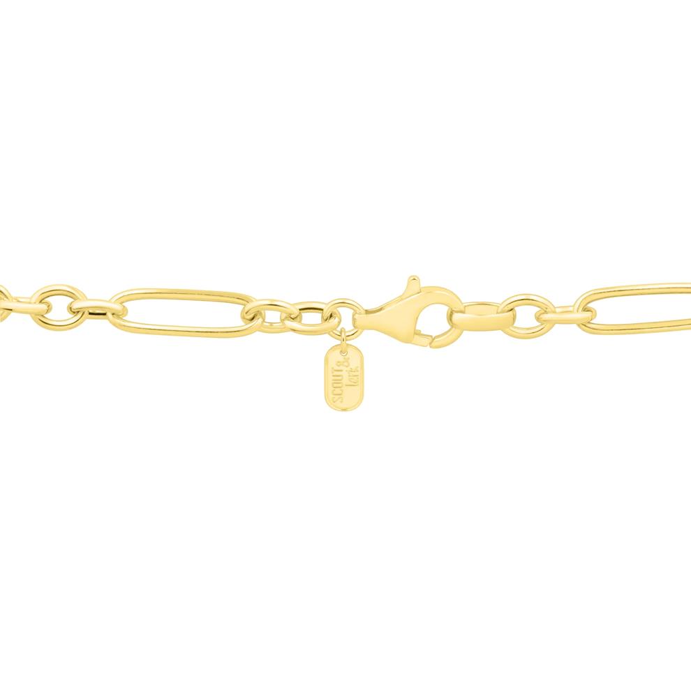 Anchor Link Chain in Vermeil, 5MM, 18" – Image 2 of 2