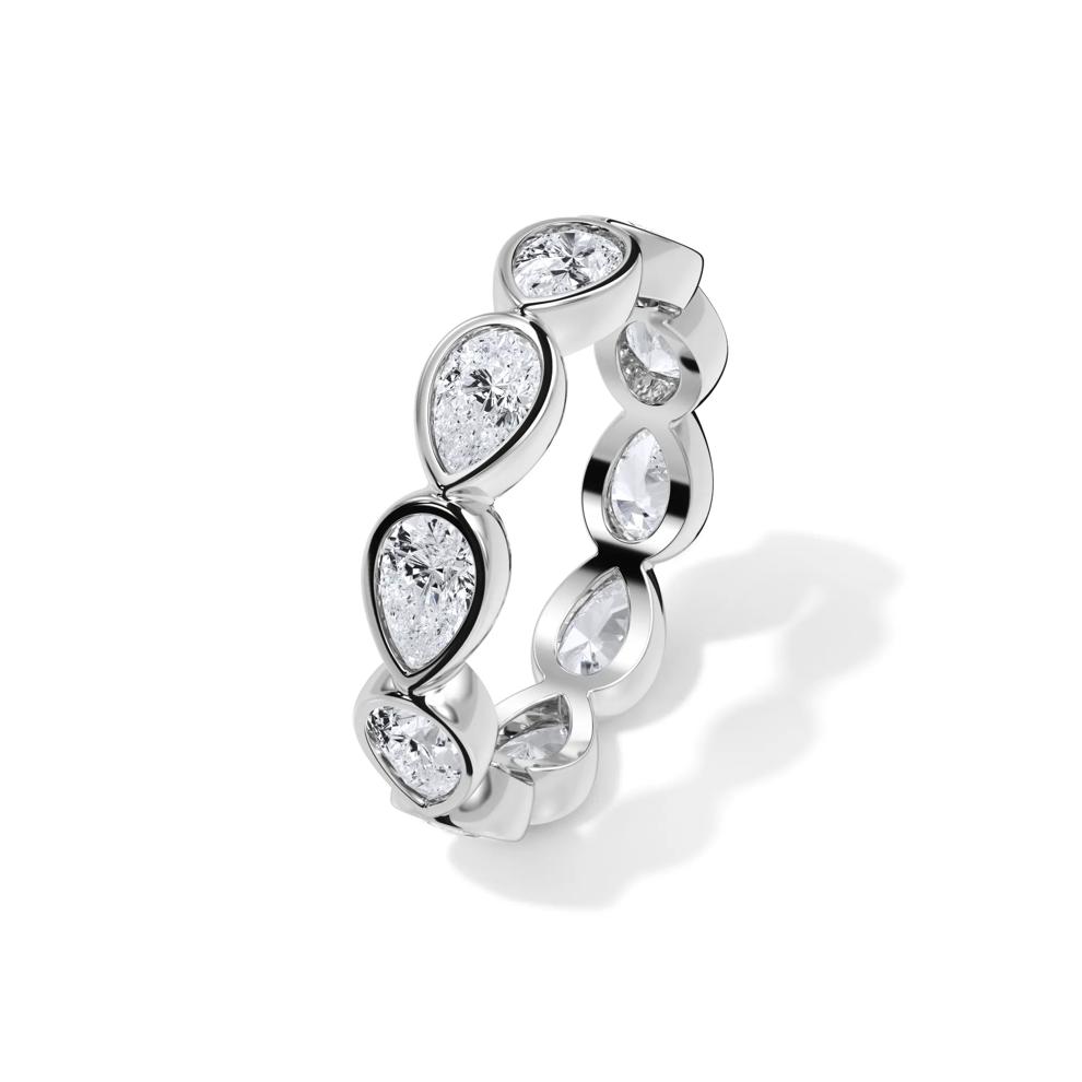 Lab Grown Diamond Bezel-Set Eternity Band in Platinum (2 1/4 ct. tw.) – Image 4 of 4