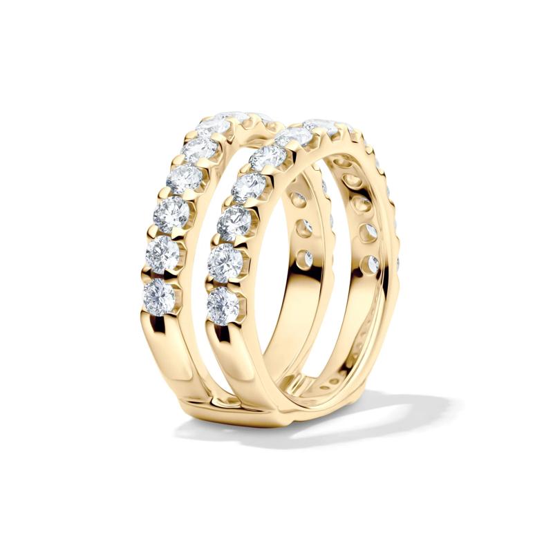 Diamond Chevron Insert in 14K Gold – Image 3 of 4