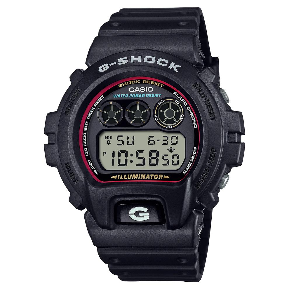Men's Digital Watch in Black Resin – Image 1 of 3