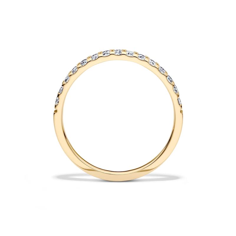 1/4 ct. tw. Lab Grown Diamond Band in 14K Yellow Gold – Image 2 of 4