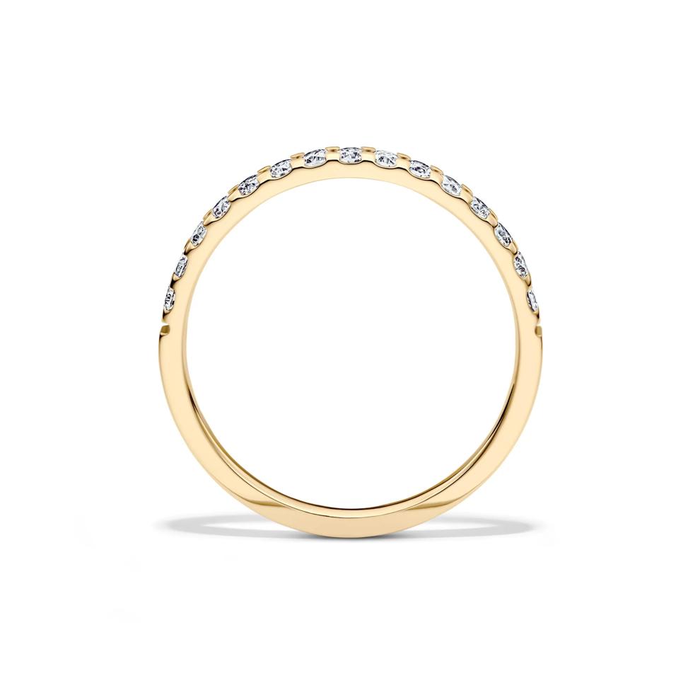 1/4 ct. tw. Lab Grown Diamond Band in 14K Yellow Gold – Image 2 of 4