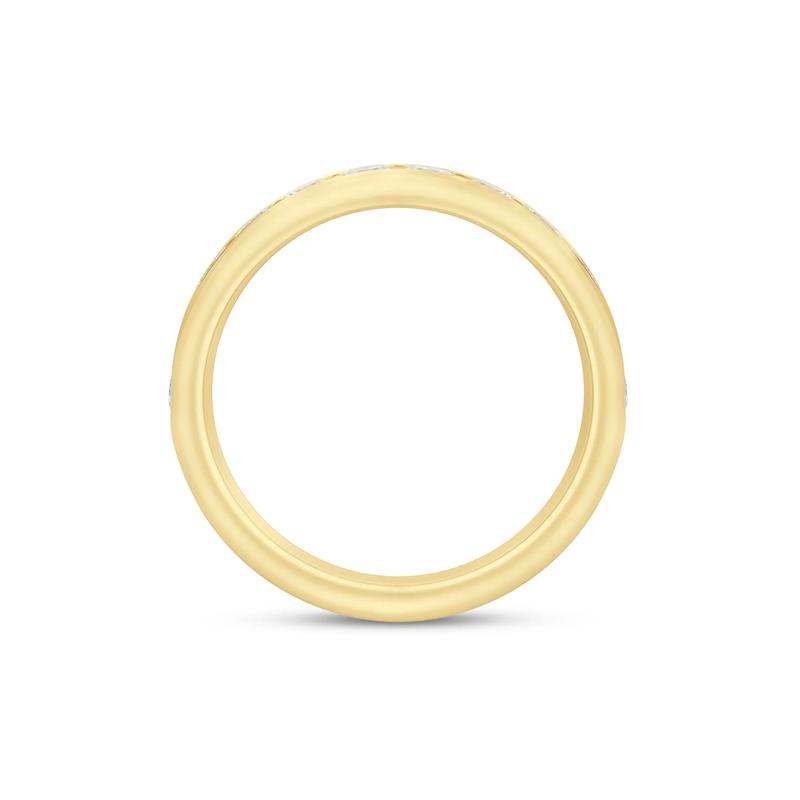 Lab Grown Diamond Channel-Set Wedding Band in 14K Yellow Gold &#40;1 ct. tw.&#41; – Image 2 of 3