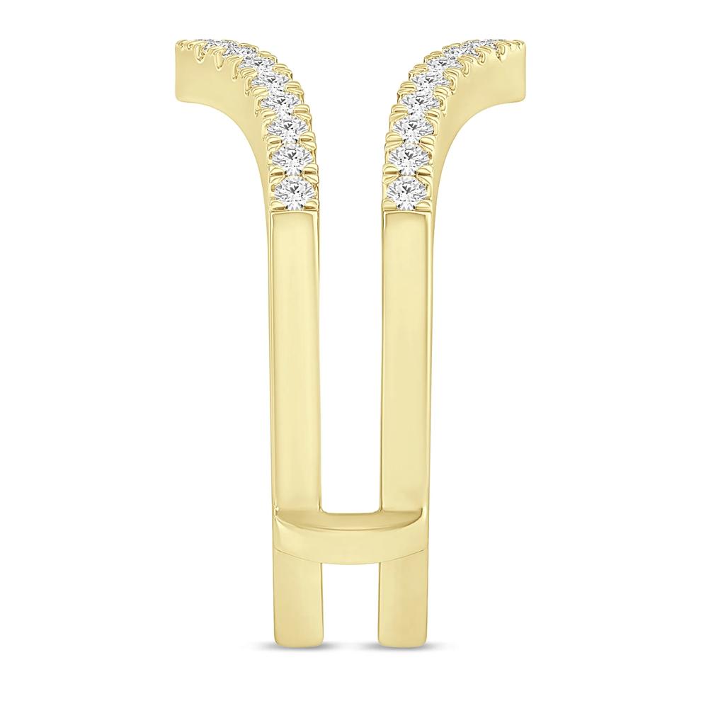 Diamond Chevron Insert in 10K Yellow Gold (1/5 ct. tw.) – Image 3 of 4