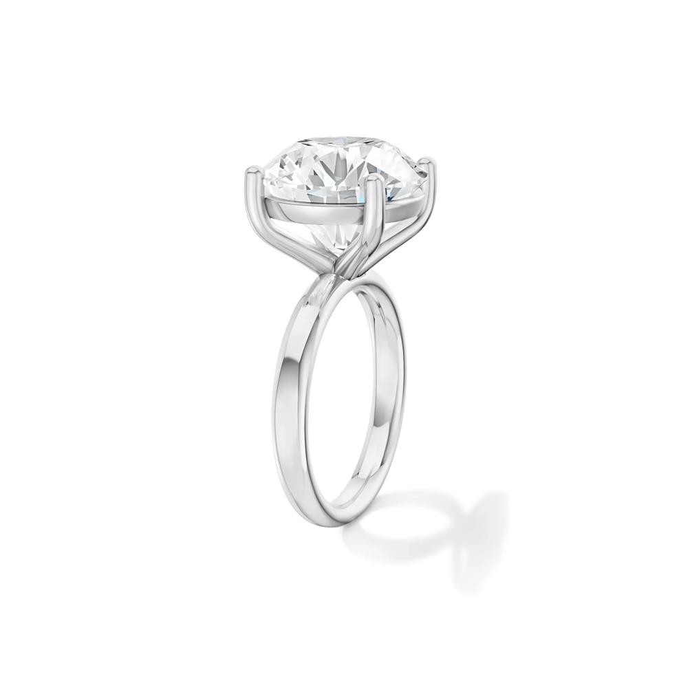 Lab Grown Diamond Round Solitaire Ring in 14K White Gold (9 ct.) – Image 2 of 3