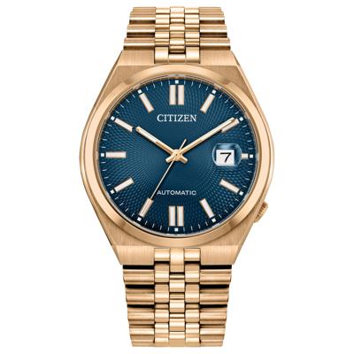 Men's Tsuyosa 60 Watch in Rose Gold-Tone Stainless Steel