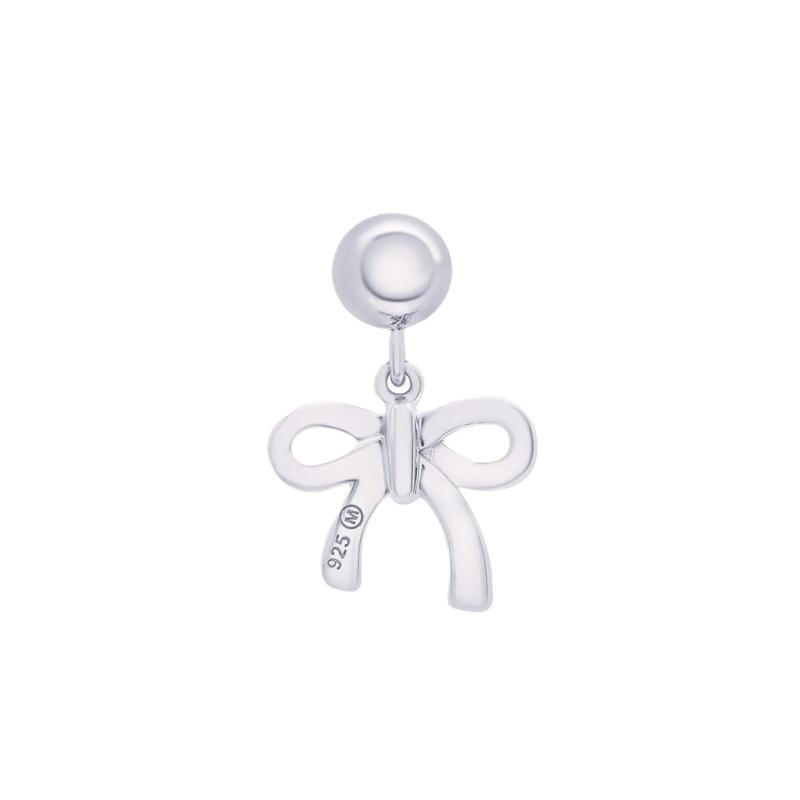 Bow Bead Charm in Sterling Silver – Image 3 of 3
