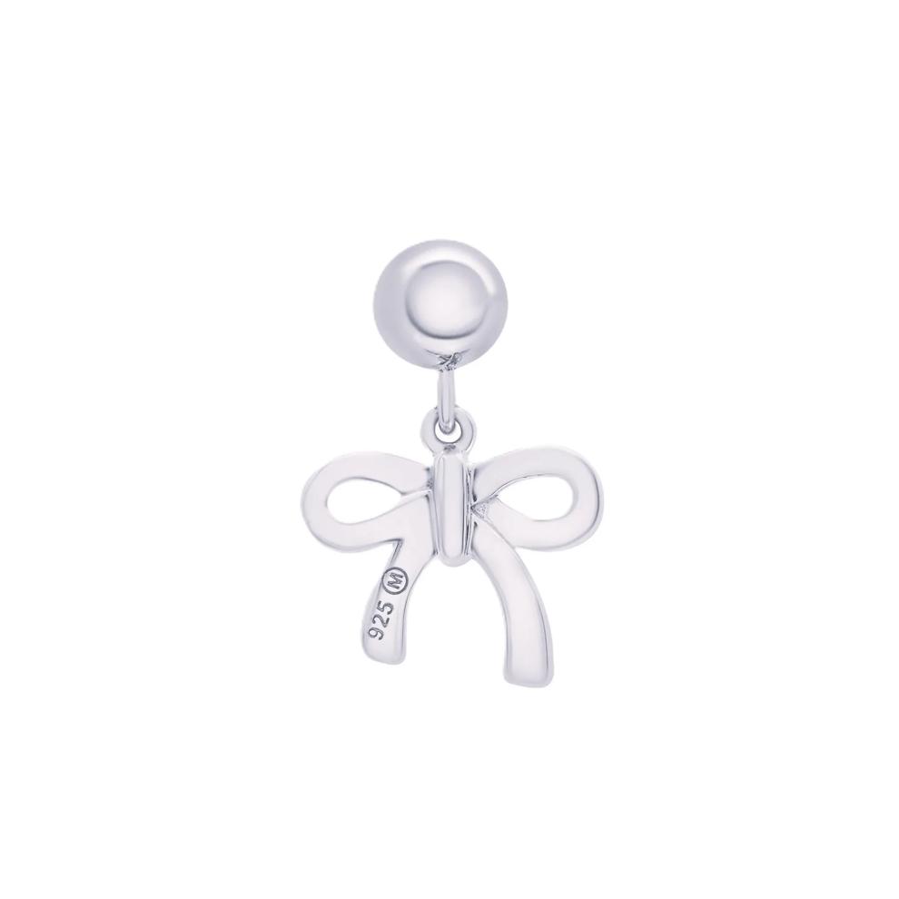 Bow Bead Charm in Sterling Silver – Image 3 of 3