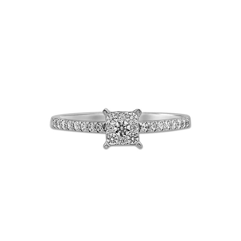 1/4 ct. tw. Diamond Promise Ring in 10K White Gold – Image 1 of 3