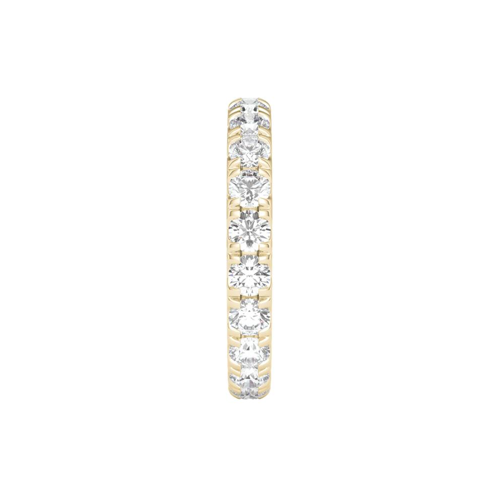 Lab Grown Diamond Comfort Fit Eternity Band in 14K Yellow Gold (2 ct. tw.) – Image 3 of 3